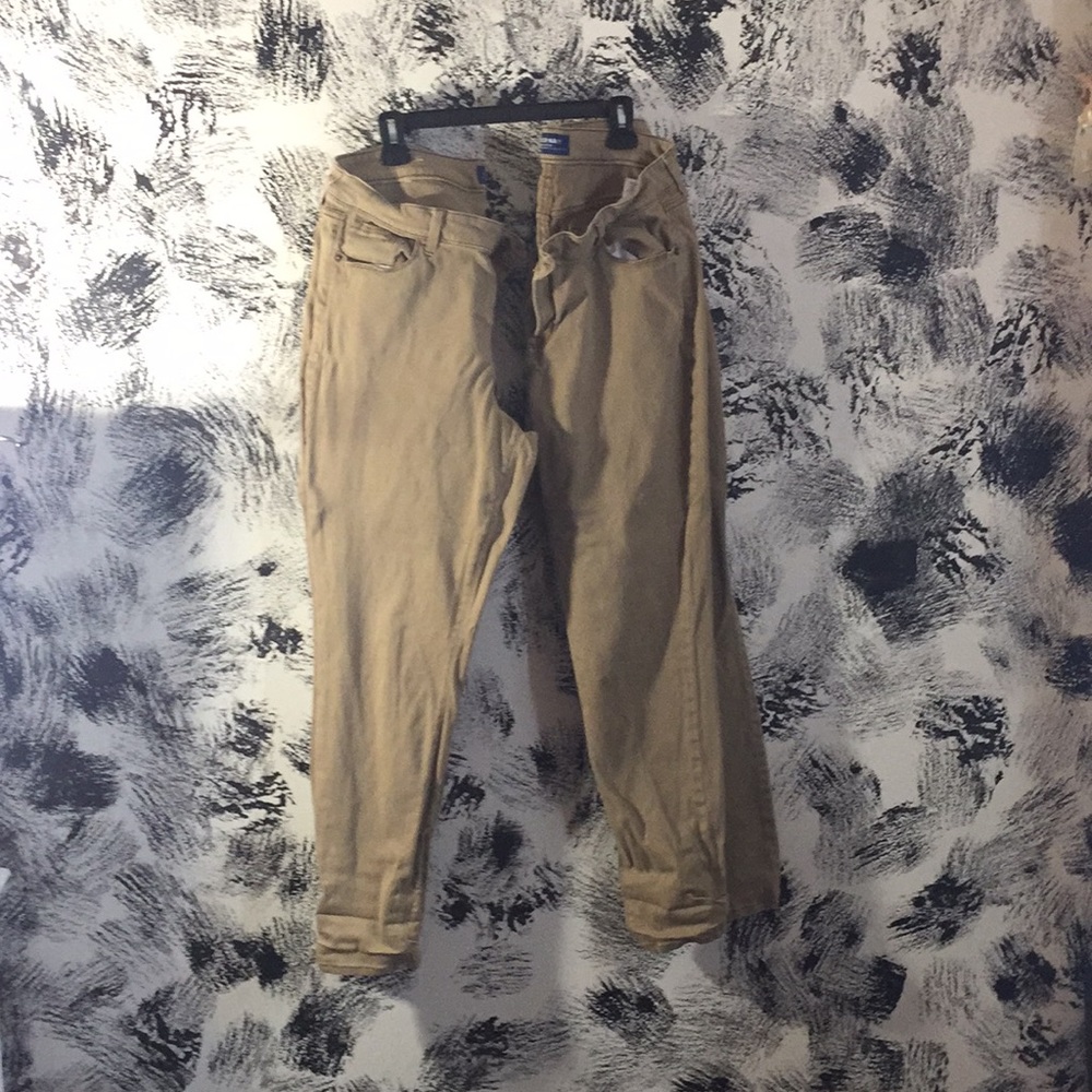 khaki skinny jeans in great condition